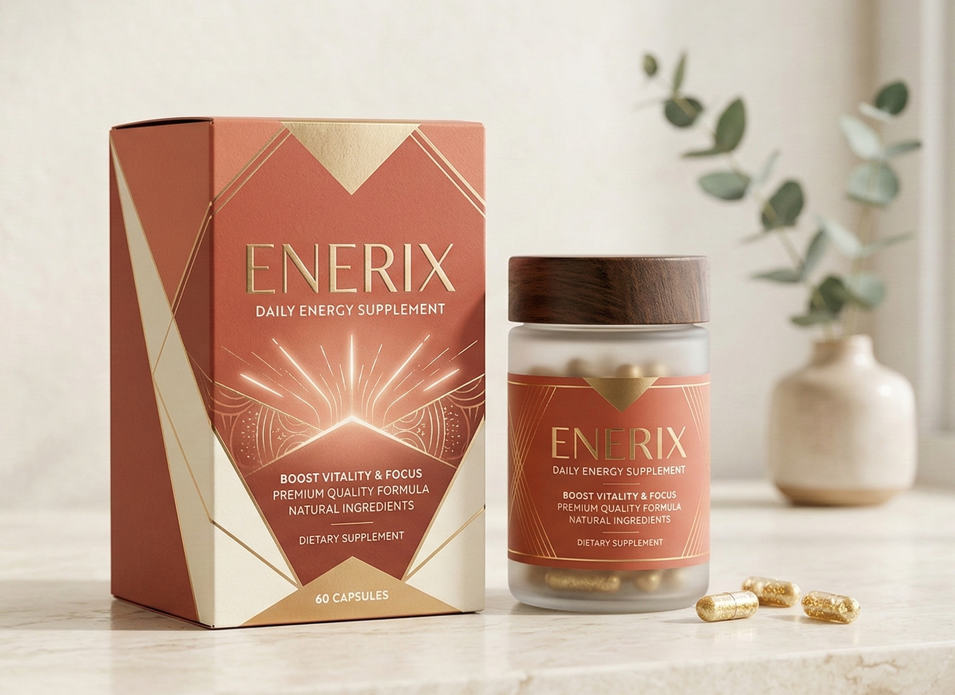Enerix — supliment alimentar 60 capsule pentru energie zilnică